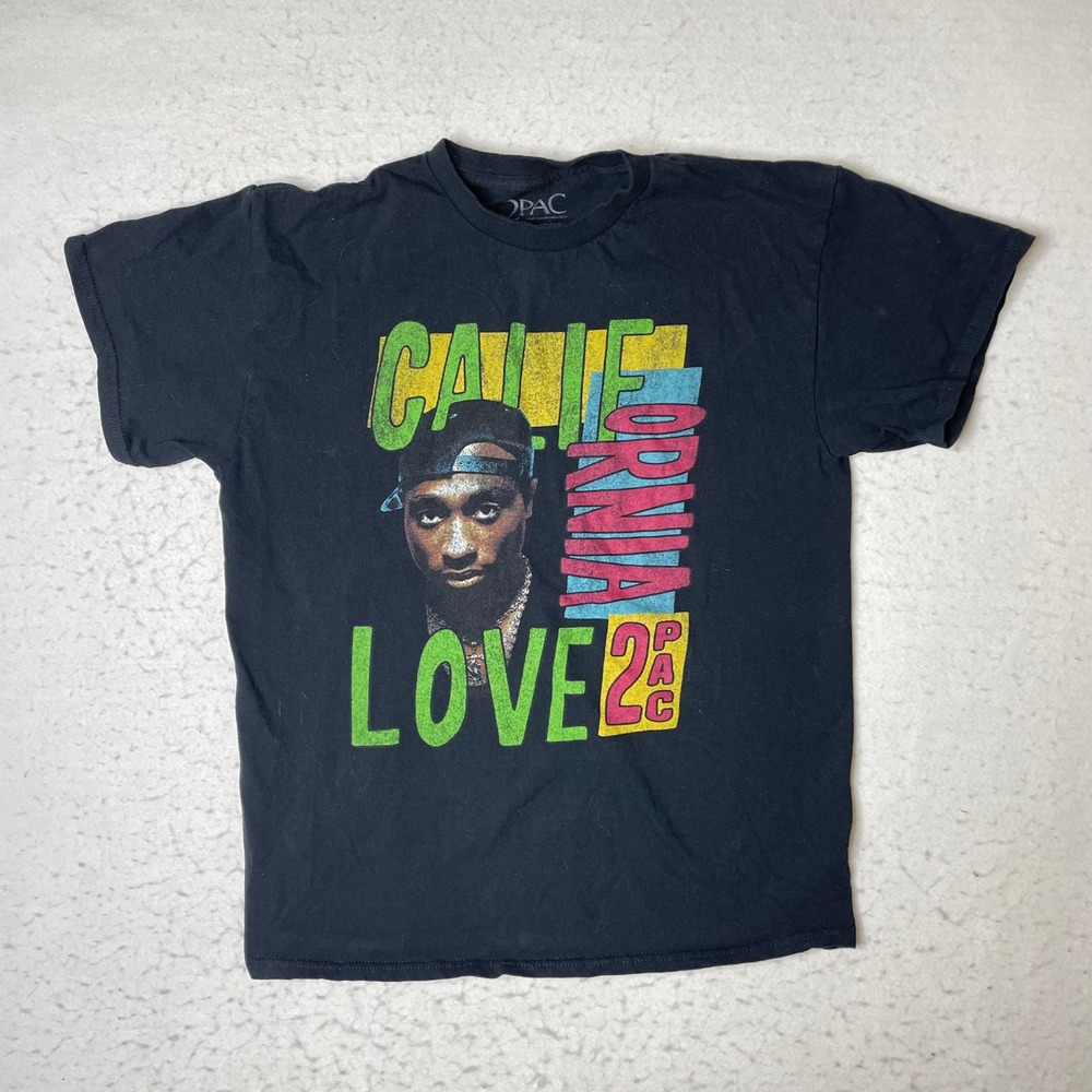 2PAC California Love Graphic Tee - Black